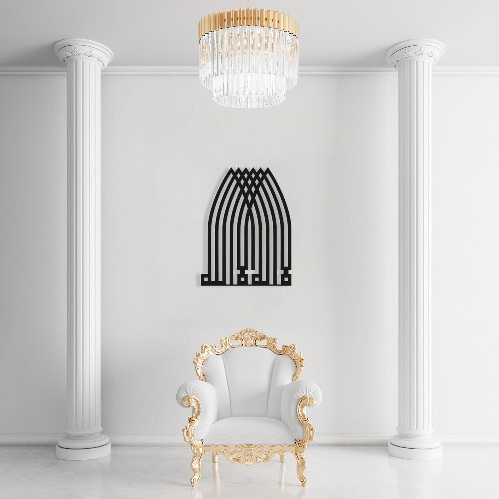 Kufic Wall ArtMetal Wall Art Islamic Wall Art Islamic Home | Etsy