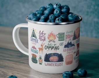 Enamel Camp Mug | Metal | Camping Life Design