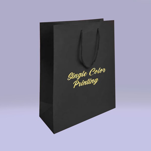 Custom Logo Large Shopping Bags Etsy