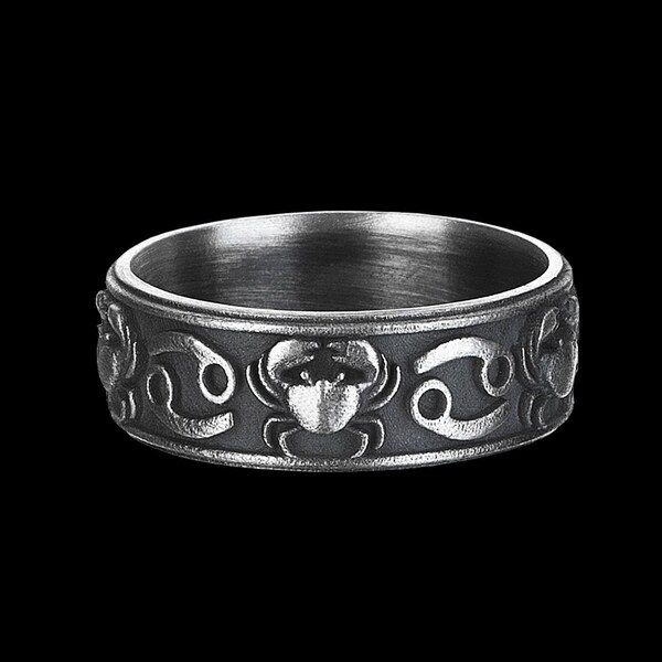 Personalized Sun & Moon Zodiac Ring – Sterling Silver, Custom Constellation Engraving For Women - View #4