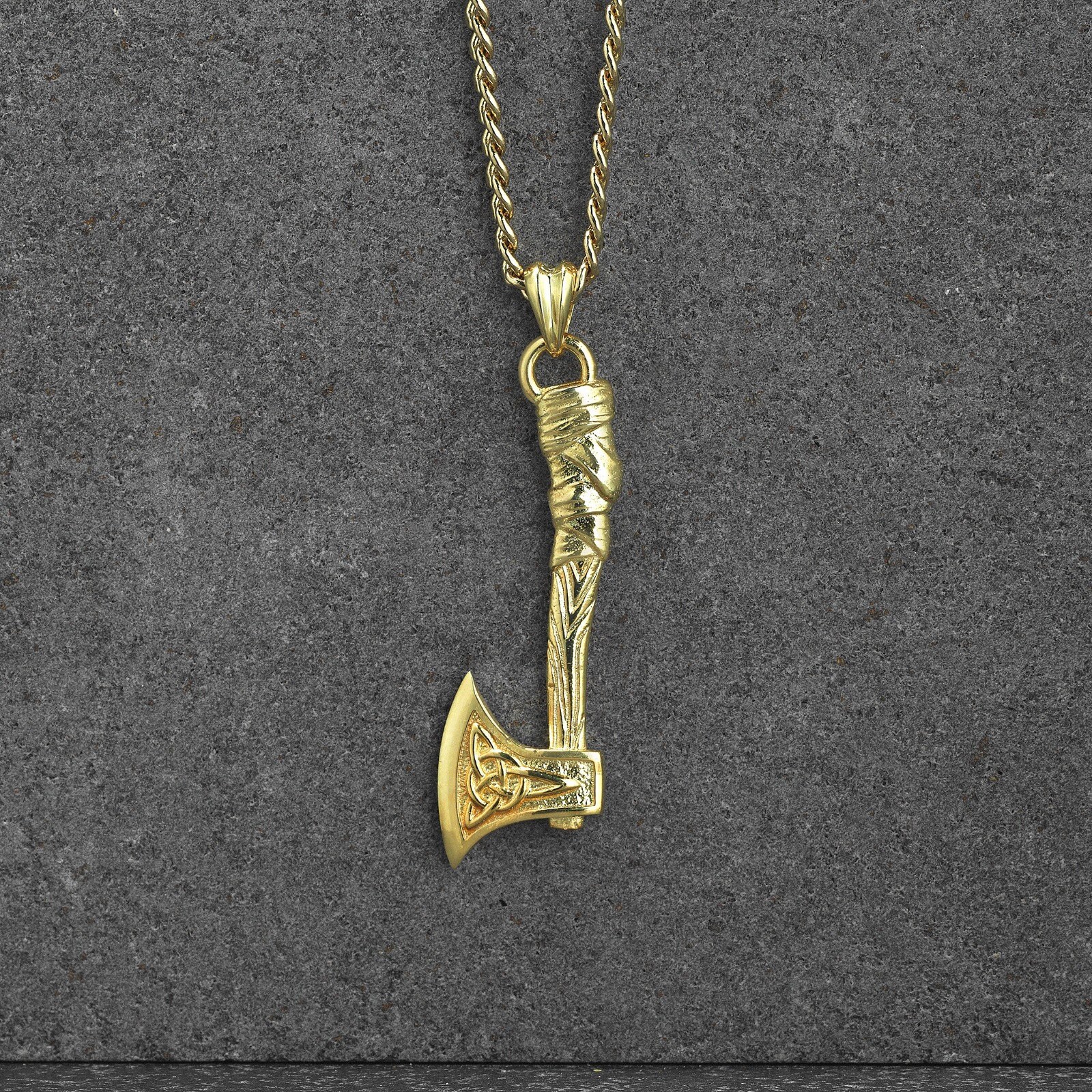 Handcrafted Scandinavian War Axe Silver Neckalce Ancient -  Israel