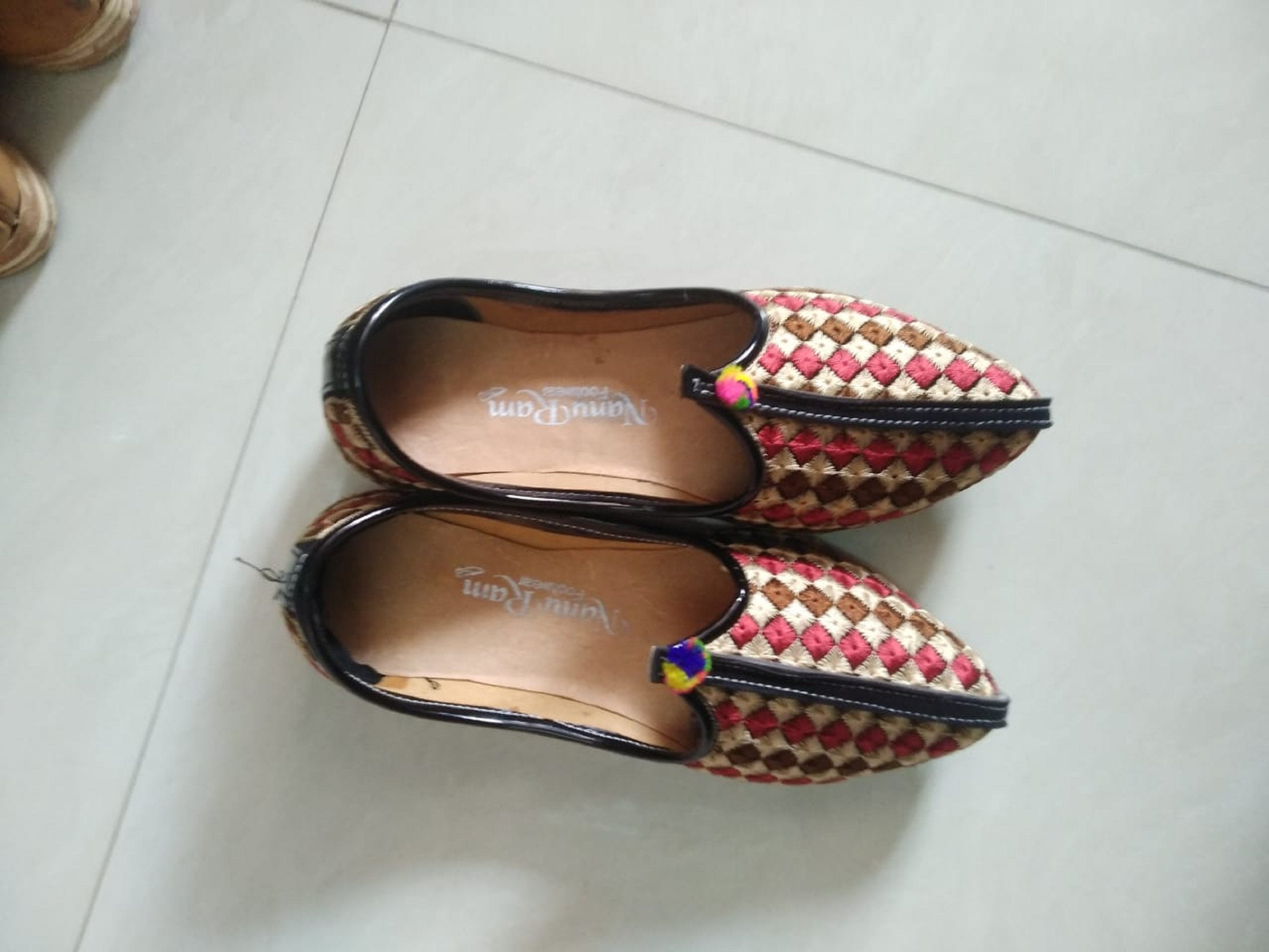 Organic Leather Jutti for Men Indian Cultural Mojari Handmade Etsy