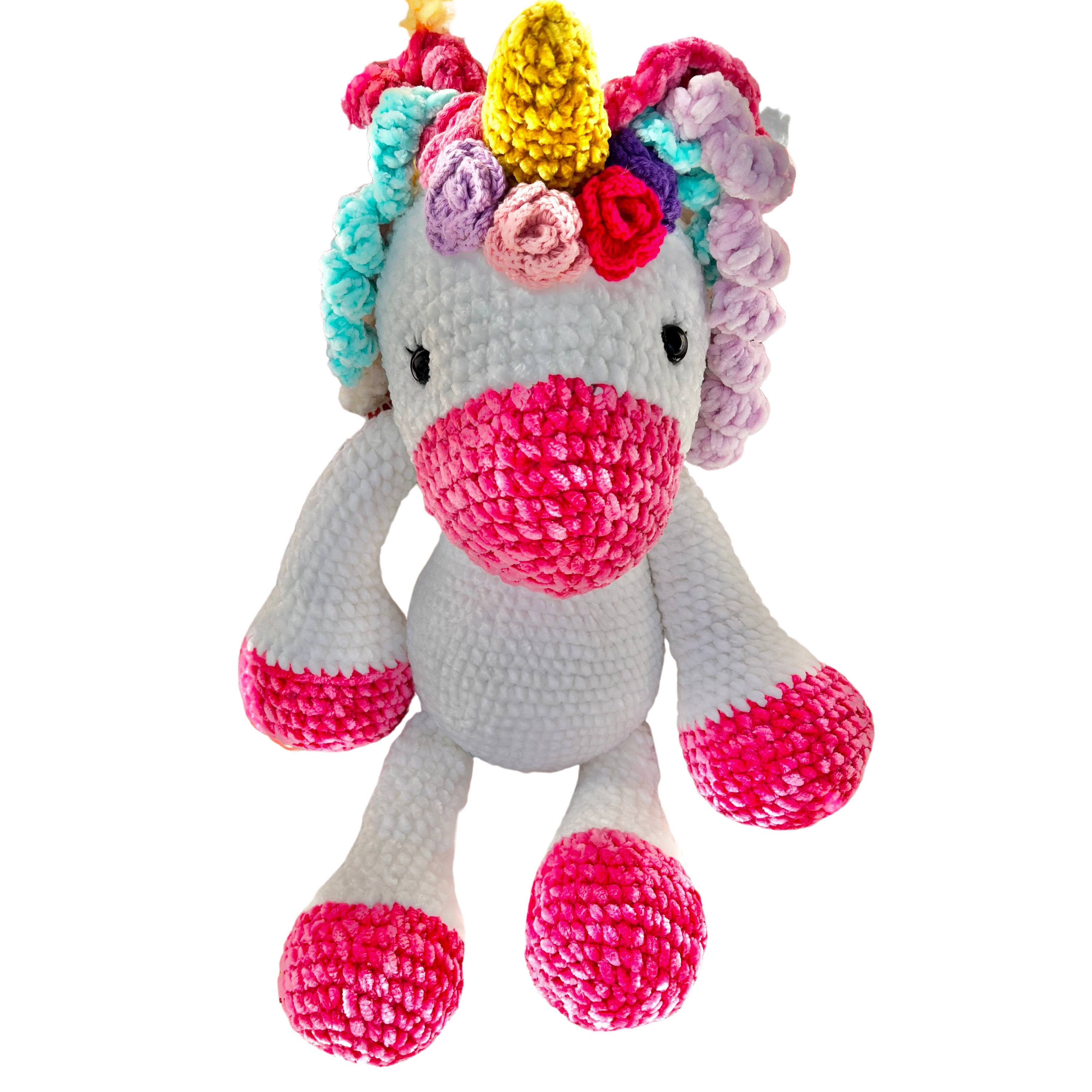 Stuffed Animal Unicorn Finished Amigurumi Doll Unicorn Christmas Gifts
