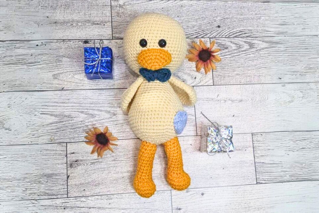 Handmade Rattle, Handmade Crochet Duck, Handmade Gifts for Newborn Baby ...