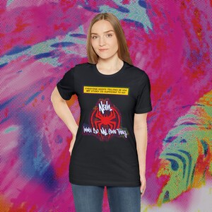 Camiseta Spiderverse / Camiseta con cita de Miles Morales / Camiseta de Spider-Man / Nah, haré lo mío Spiderverse / A través del Spider-verso Miles imagen 6