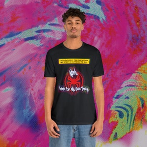 Camiseta Spiderverse / Camiseta con cita de Miles Morales / Camiseta de Spider-Man / Nah, haré lo mío Spiderverse / A través del Spider-verso Miles imagen 5