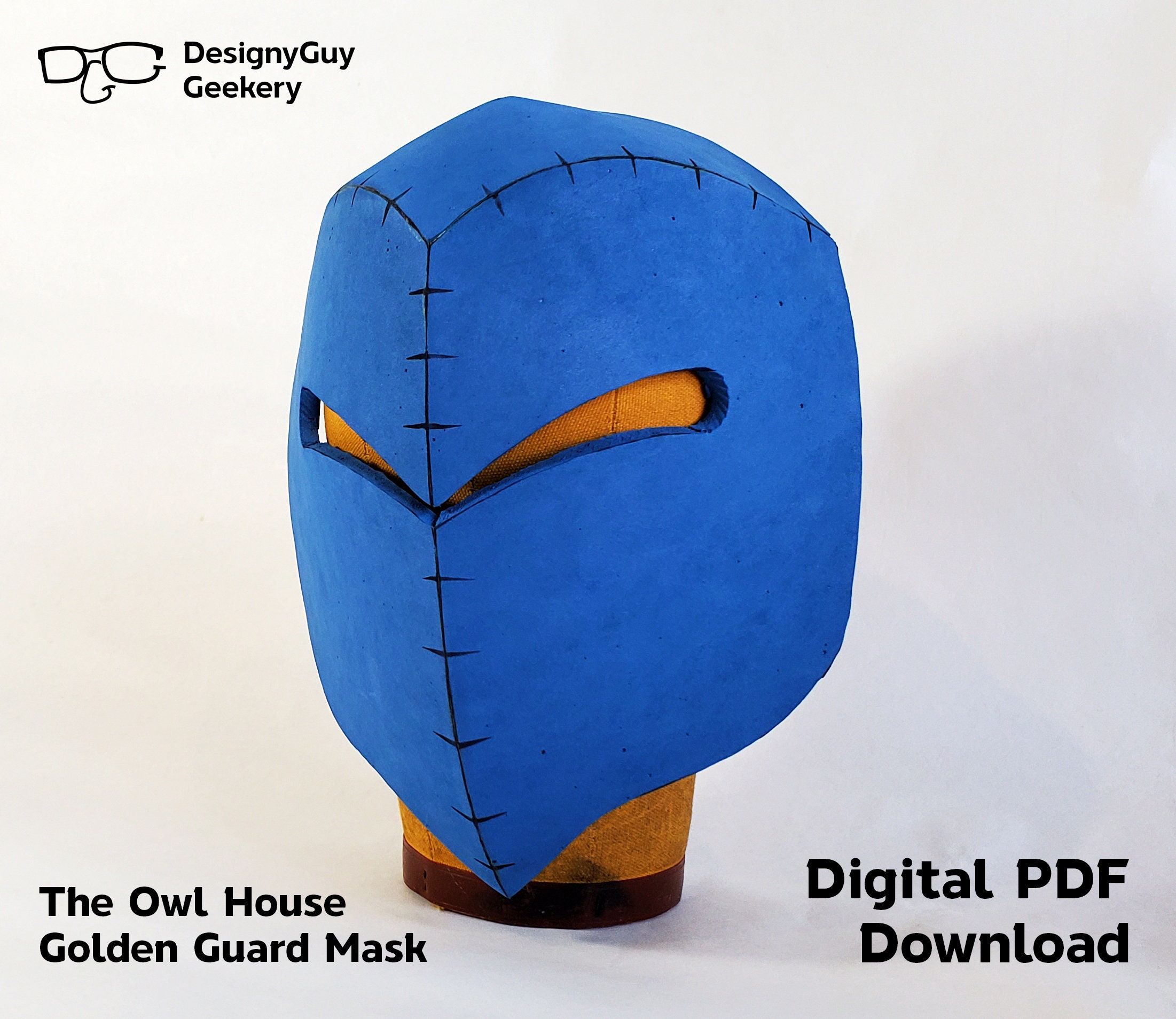 The Owl House Cosplay Golden Guard Mask EVA Foam Template PDF Etsy Canada