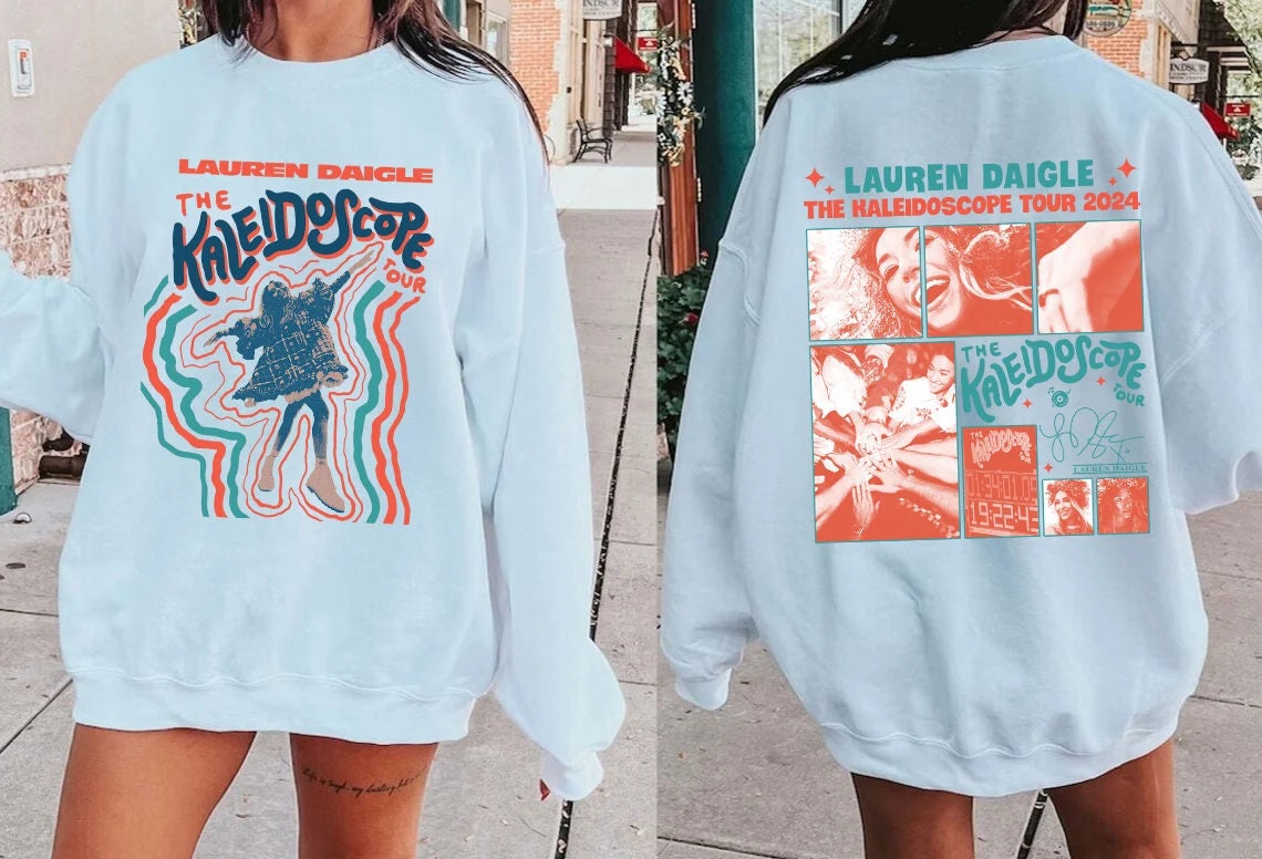 Lauren Daigle The Kaleidoscope Tour 2024 Sweatshirt, Lauren Daigle Concert Shirt