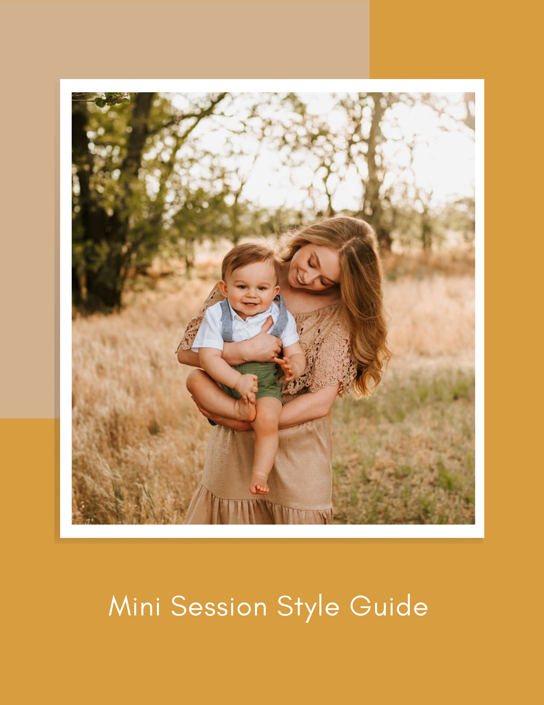 Mini Session Style Guide Template for Photographers - Etsy