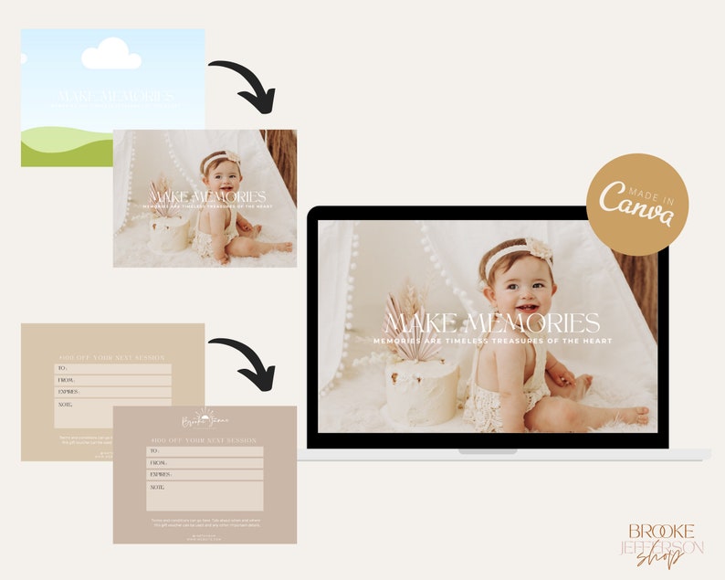 Photography Gift Certificate Template Printable Gift Certificate Etsy