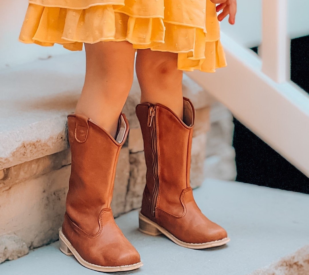 Cowboy Boots Toddler Cowboy Boots Leather Shoes Western Kids Etsy