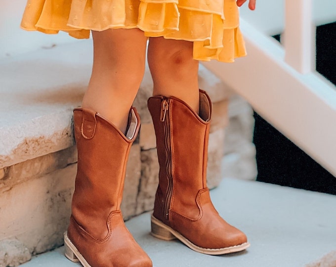 Cowboy Boots Toddler Cowboy Boots Leather Shoes Western Kids Boots