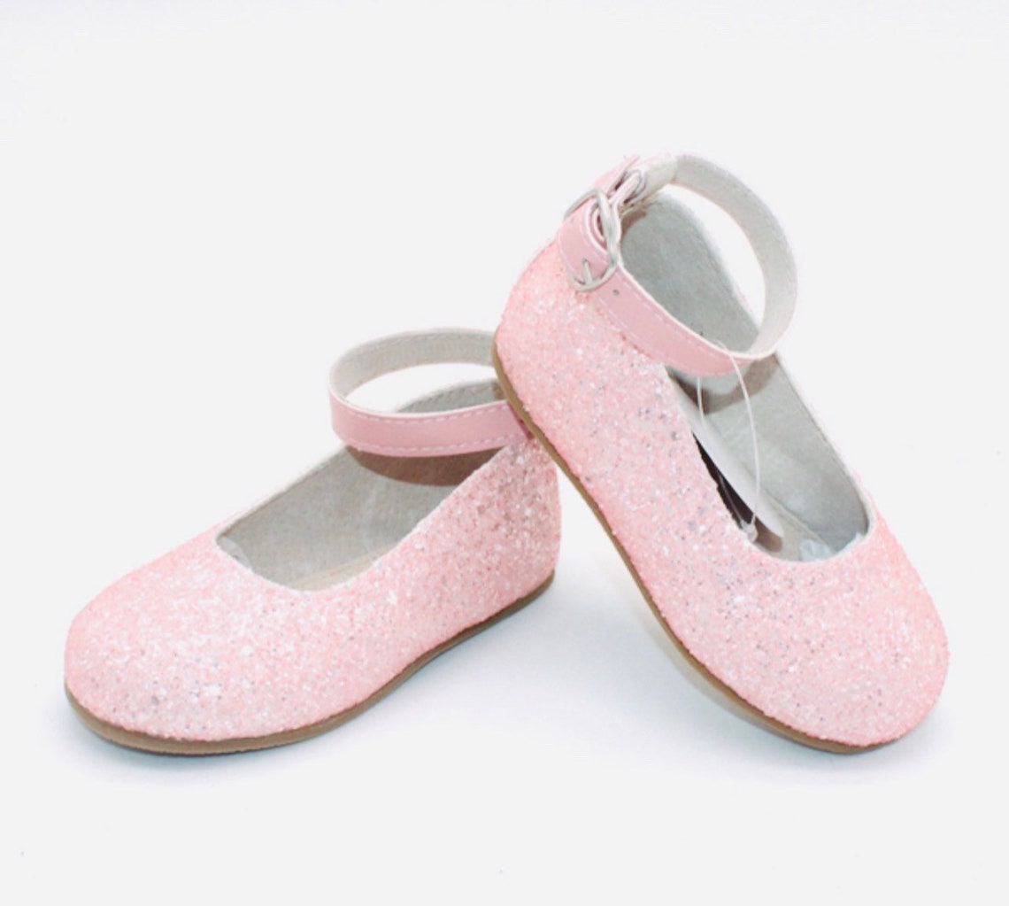 Pink Glitter Shoes Childrens Dress Shoes Kids Shoes Toddler Etsy