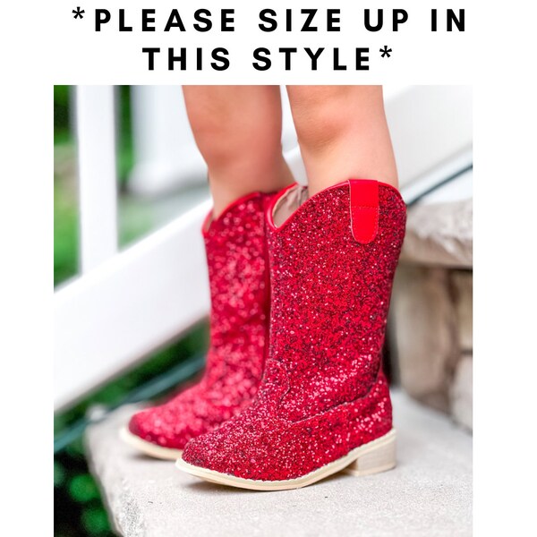 Cowboy Boots Cowgirl Boots Kids Cowboy Boots Toddler Cowboy Boots Red Cowboy Boots Glitter Cowboy Boots Western Boots Girls Boot Christmas