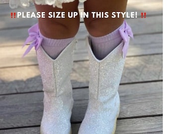 Cowboy Boots Cowgirl Boots Kids Cowboy Boots Toddler Cowboy Boots White Cowboy Boots Glitter Cowboy Boots Western Boots Girls Boot Pageant