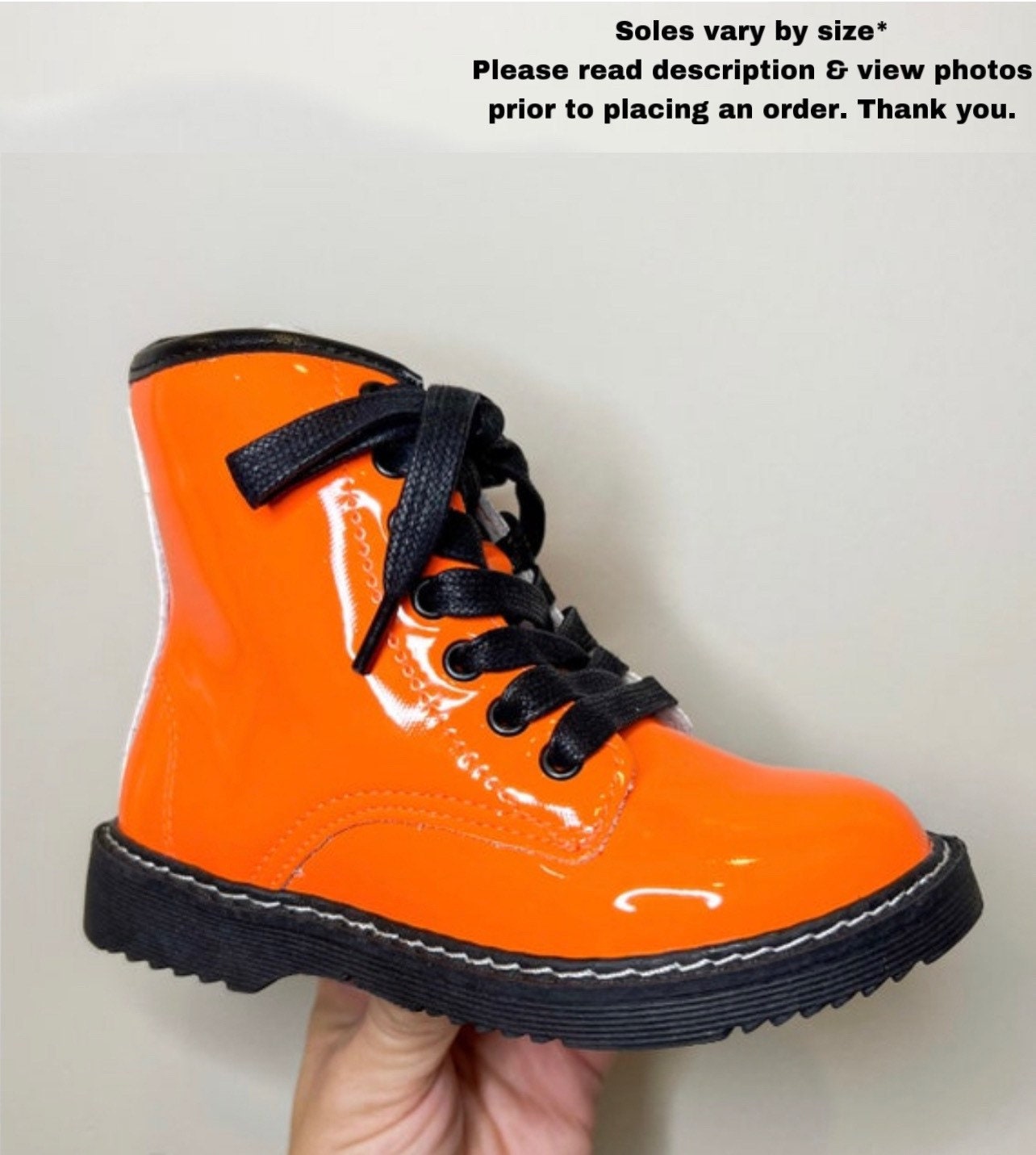 Orange Boots - Etsy