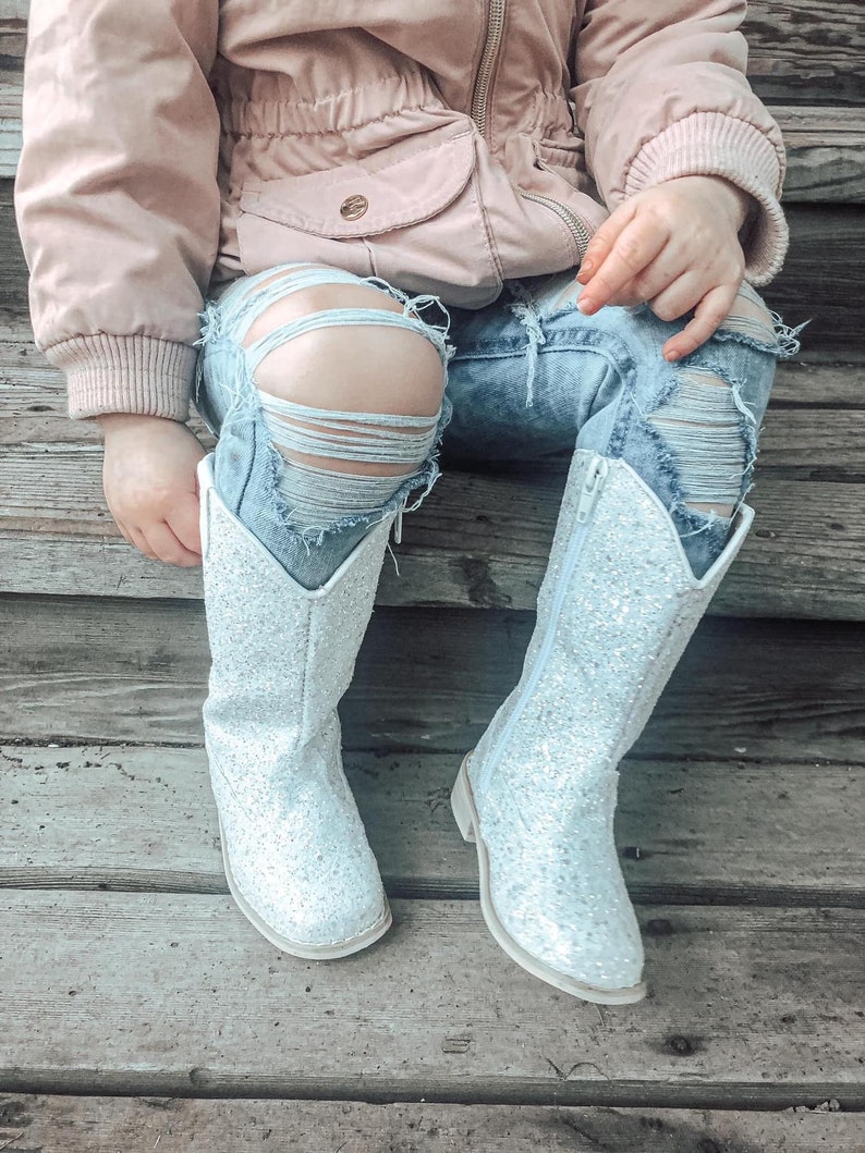 Childrens Cowboy Boots Kids Cowboy Boots Leather Shoes Western Etsy