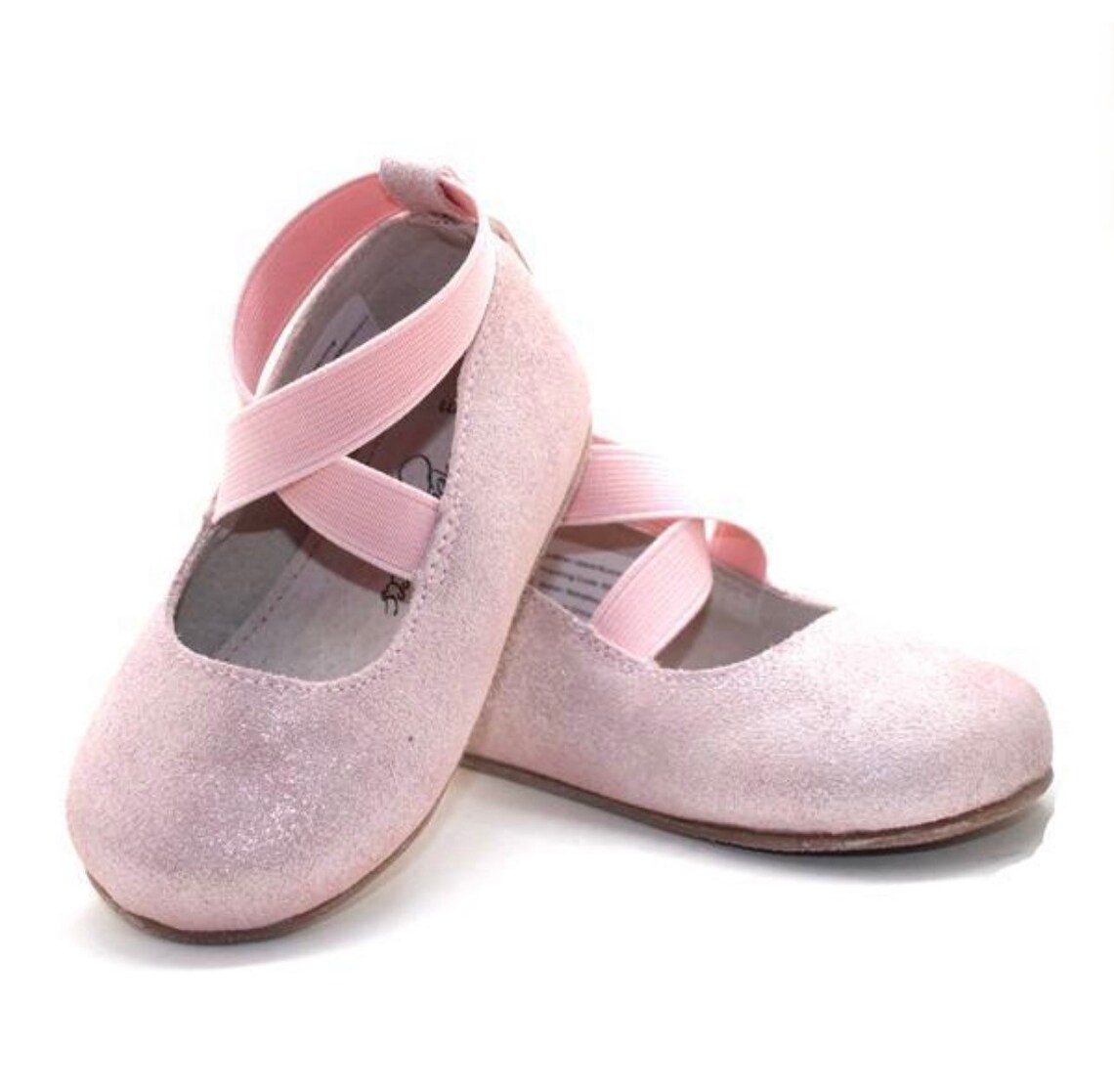 Pink Ballet Flats Baby Girl Shoes Leather Baby Shoe Leather Etsy