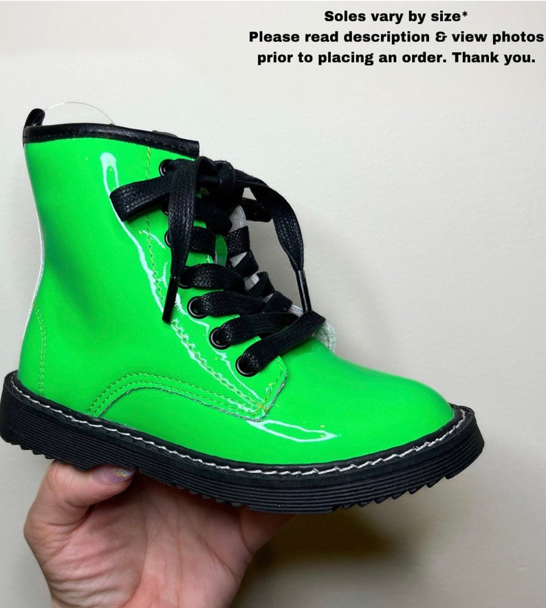 Green Leather Boots Childrens Boots Kids Boots Toddler Boots Etsy