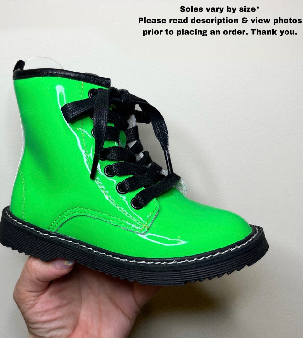 Lime Green Boots - Etsy