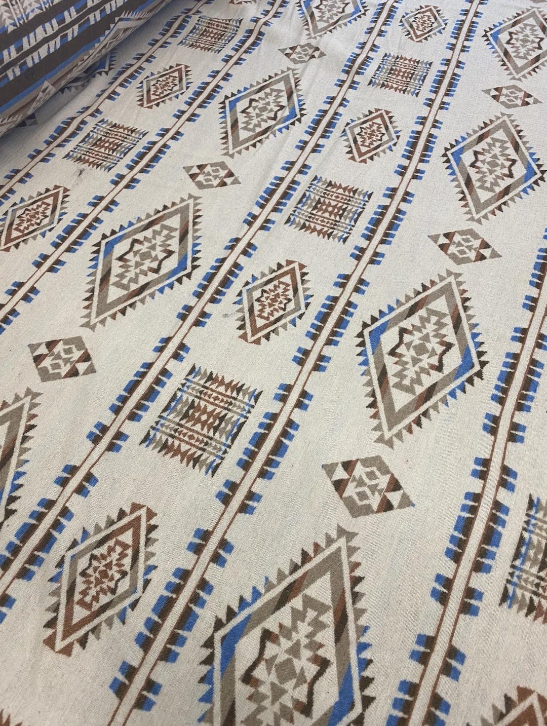 Aztec Wool Fabric by Meter / Southwestern / Navajo Prints /printed Wool ...