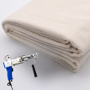 Primary Rug Cloth 60 In150cm Width Rug Tufting Fabric, Monks Cloth With  Yellow Guidelines for Tufting Gun Punch Needle 