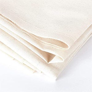 Unbleached organic Muslin/ 100% cotton/ 63&quot; wide/premium grade /medium weight/Sold by 1 meter, 5 meters , 10 meters and 30 meters