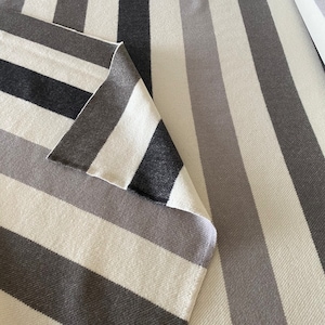 100% wool fabric striped / Sold by half a meter/ wool coat/ capes/ furniture/  printed wool/ soft finish