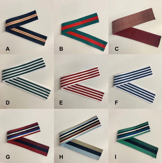 Nine Stripe Webbing: Blue Nine Stripe Webbing: Blue