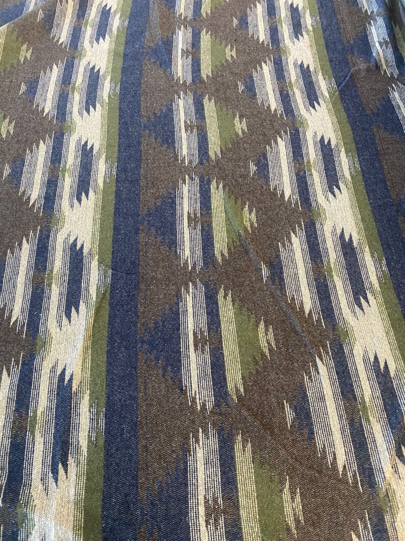 Wool Fabric by Meter / Southwestern / Printed Wool/ Soft Etsy