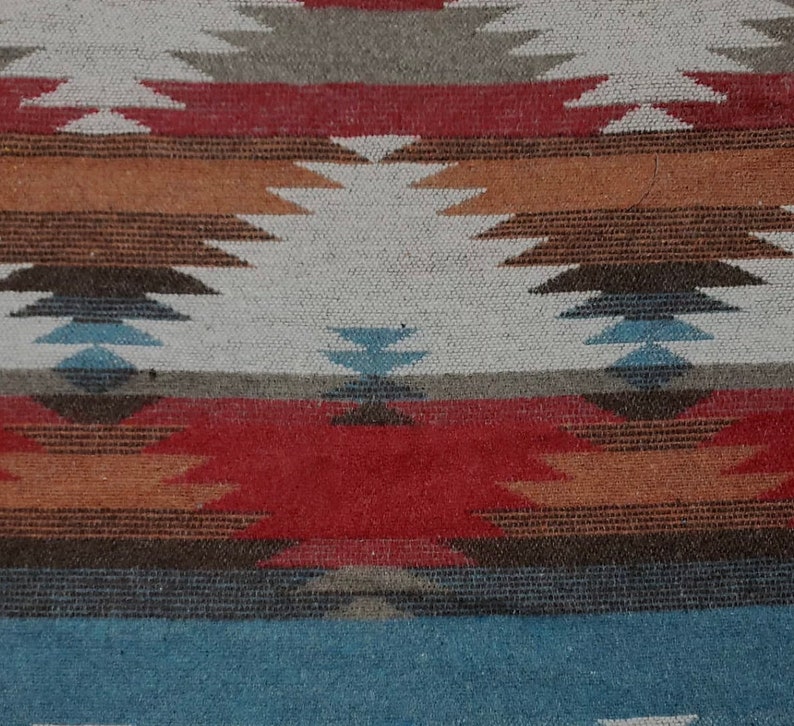 Wool Fabric by Meter / Southwestern / Printed Wool/ Soft Etsy Canada