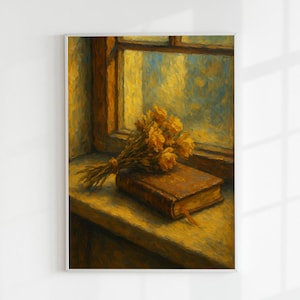 Un bouquet et un livre
