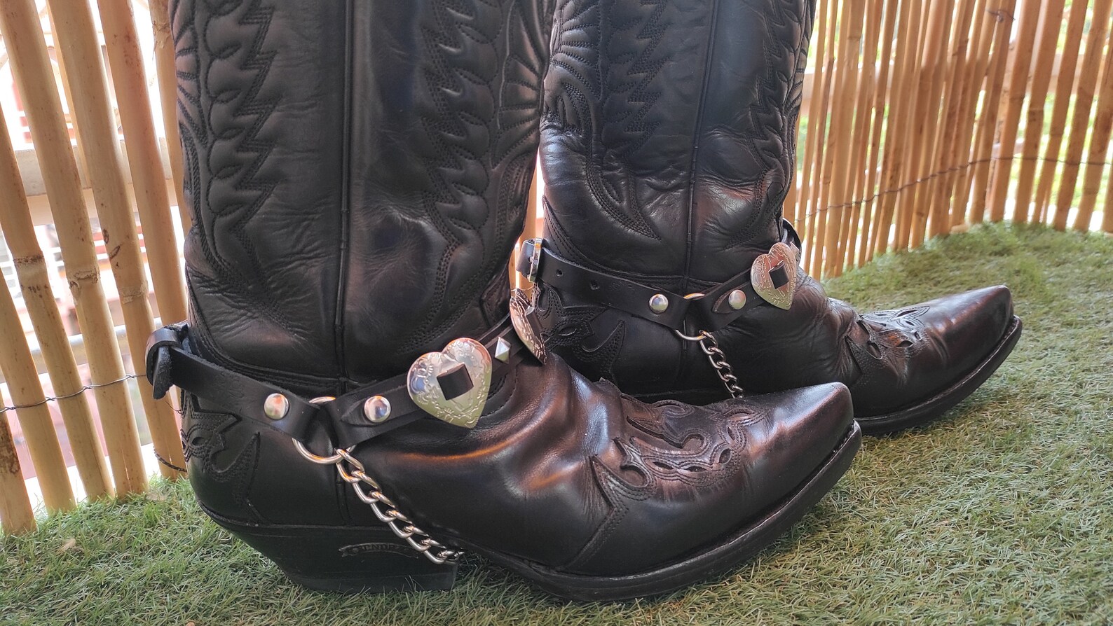 concho boot straps
