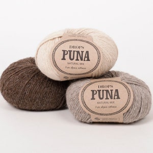 1,8oz(50g)-120yds(110m)/ DROPS Puna / Pure alpaca softness