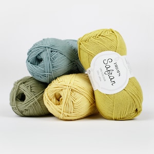 1.8oz(50 g)-175yds(160 m) / SAFRAN / gekämmte ägyptische Baumwolle in allen Farben!