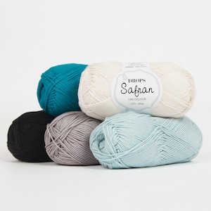 Drops SAFRAN Cotton yarn Soft cotton