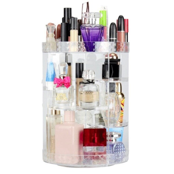 Rotating Acrylic Cosmetic Makeup Organiser