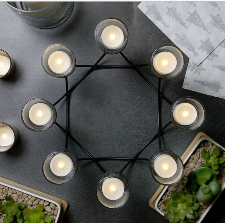 Chrome tea light holders outlet
