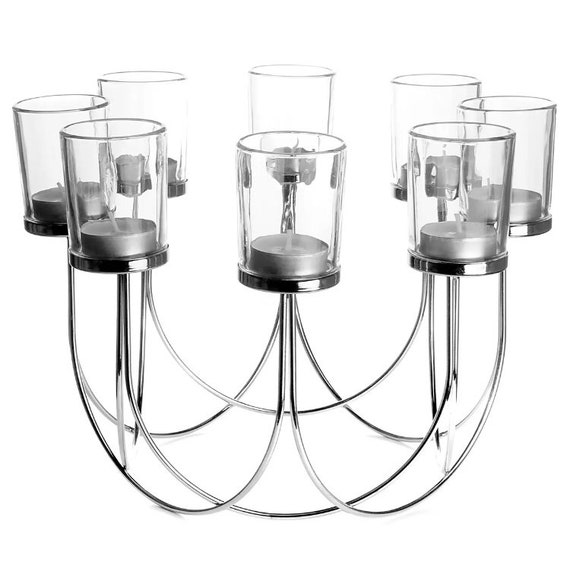 Chrome tea light holders deals