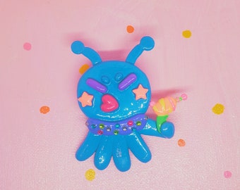 Broche de alienígena enojado