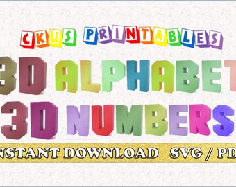 Download 3d Letters Svg Etsy