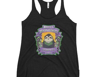 Death Pickles women's logo tank