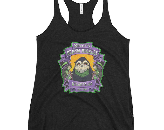 Death Pickles women's logo tank