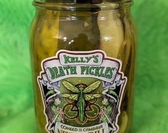 Coheed and Cambria Collector's Edition Kelly's Death Pickles - NEVERENDILL - 5 Dill Pickle Flavors