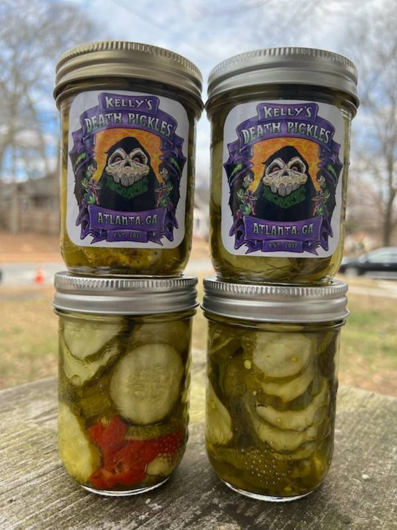 Pickle Flight Kelly's Death Pickles 4 8 Oz. Jar Etsy