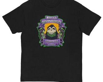 Kelly's Death Pickles Logo Tee - Pickle Lovers - Atlanta Music Scene - Cool T-shirt - Band Shirt - Pickle People - Fun Gift - FREE SHIPPING