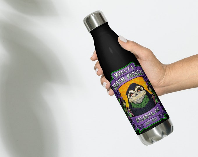 Kelly's Death Pickles Stainless steel water bottle (or pickle holder)