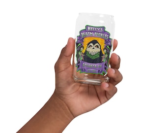 Kelly's Death Pickle Can-shaped glass