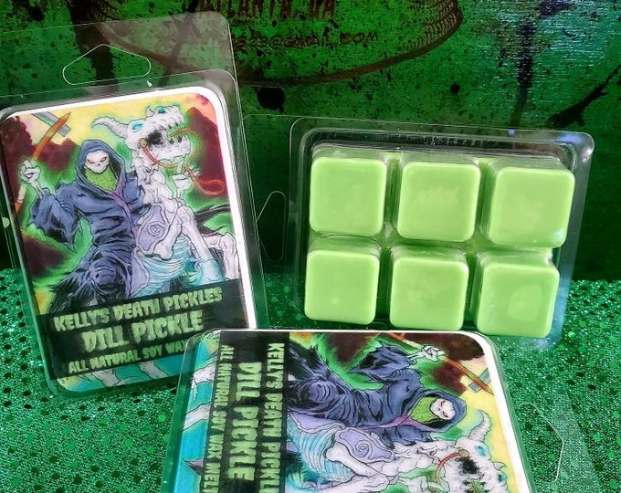 Pickle scented wax melts inspired by Kelly's Death Pickles