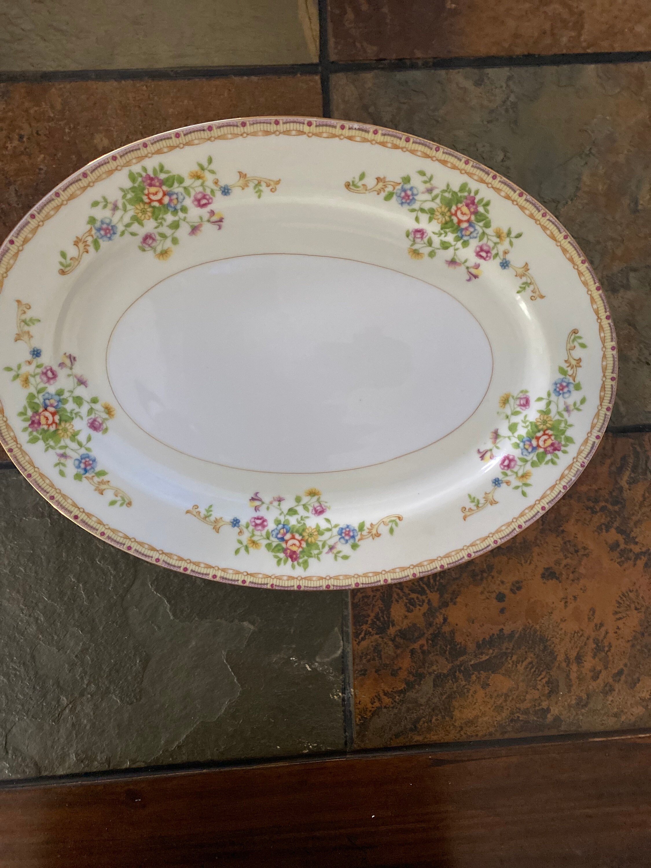 National China Patricia 12 Inch Platter Etsy